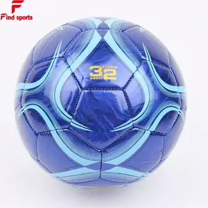 2020 Fashion Laser Glanzende Pvc Lederen Voetbal Voor Training Relatiegeschenken Bal