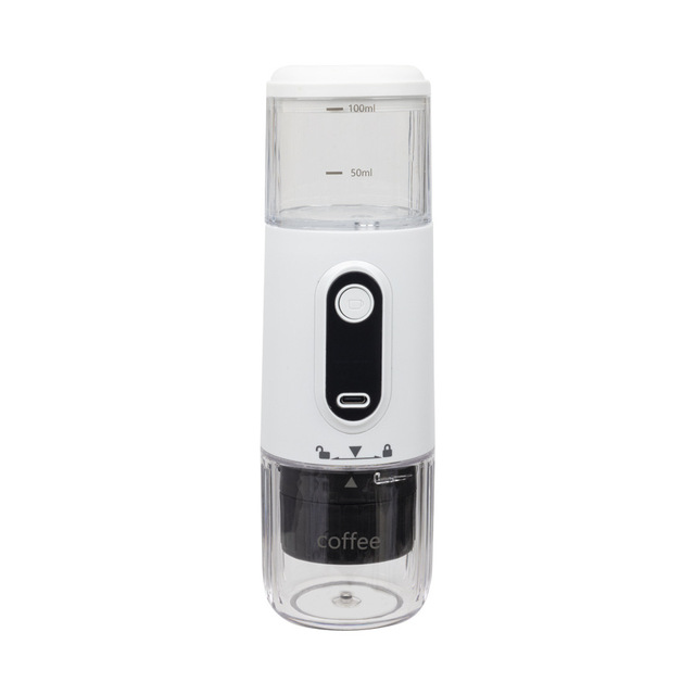 Portable Mini Espresso Coffee Maker with USB Wireless Charging French Operating Langua for Travel & Small Spaces
