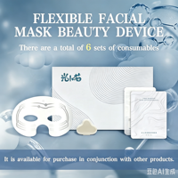 Appareil de beauté facial à micro-courant Lumikitten - Soin des yeux, hydratation, stimulation de l'absorption, raffermissement et contouring (6 pads)