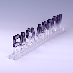 Enseigne de table autoportante personnalisée avec écran LED et <span class=keywords><strong>lettres</strong></span> en acrylique pour publicité de logo - Product Image 6