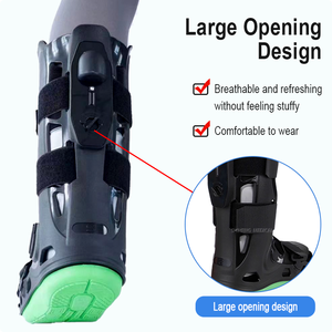 Chaussures de <span class=keywords><strong>Marche</strong></span> Noires à Coussin d'Air de Shiheng Medical avec Coussins d'Air de Haute Qualité et Semelle Antidérapante pour le Soutien de la Cheville et du <span class=keywords><strong>Pied</strong></span> - Product Image 5