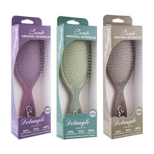 Pettine Esclusivo per Donna per Acconciature a Corona Alta Classico Ovale Imbottito per Massaggio Durevole ed Elegante per Uso Domestico Stampa Totem - Product Image 1