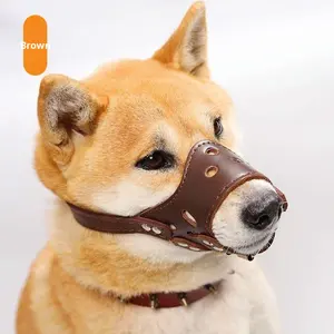 PU-Hundemaulkorb Anti-Bell-Maulkorb Großhandel Maulkorb für Hunde Zubehör für Hunde - Product Image 5