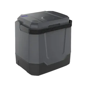 Tragbarer kleiner elektrischer 12 V Ice-Coler-Box mit 33 L isoliertem Kühlschrank für Camping Angeln Kühlung Heizung Outdoor-Gerät