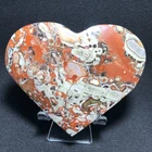Piedra de Ágata Natural en Forma de Corazón, Cristal Pulido con Tema de Amor, Piedra de Palma para Sanación, Adorno para Decoración del Hogar, Reiki, Meditación, CrystalHola - Product Image 3