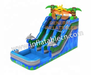 19ft Dual Inflatable Water Slides Trượt Vật Liệu Đá Cẩm Thạch Sunshine Water <span class=keywords><strong>Slide</strong></span> Pool Thương Mại Cho Thuê Bên - Product Image 3