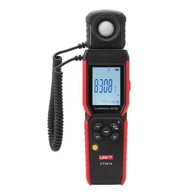 UNI-T UT381A Illuminometer Integrated & Split Digital Light Illuminance Meter 400000 Lx 37160 Fc Luxometer