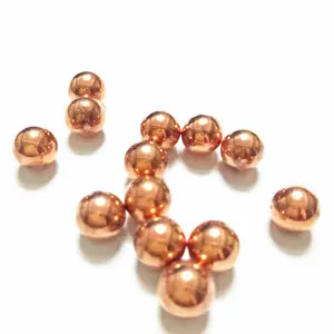 Wholesale 4mm 4.4mm 4.45mm 4.95mm 5mm copper plated iron balls for hunting