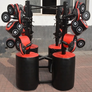 Cible <span class=keywords><strong>de</strong></span> boxe multi-ajustable sur <span class=keywords><strong>pied</strong></span> pour entraînement <span class=keywords><strong>de</strong></span> boxe, machine d'entraînement <span class=keywords><strong>de</strong></span> boxe verticale, cible <span class=keywords><strong>de</strong></span> boxe multi-points, équipement <span class=keywords><strong>de</strong></span> boxe - Product Image 3