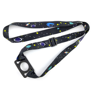 Porte-bouteille d'eau universel en polyester, lanières bandoulière écologiques, sangle de transport portable pour adultes et enfants, compatible avec les bouteilles d'eau minérale - Product Image 3