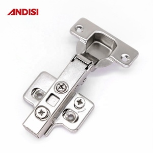 ANDISI adjustable clip on hinges 3d soft close hydraulic kitchen furniture cabinet concealed 3d hinge