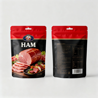 Sachet de cuisson personnalisé en aluminium haute barrière pour dinde, sachet d'épices, emballage pour bœuf séché, sachet pour jambon