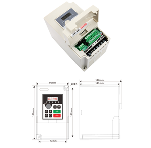 Variador de Frecuencia Zhong Hua Jiang VFD 110V/220V 1.5KW 2hp, Inversor de Motor CNC VFD para Motor de Husillo CNC - Product Image 2