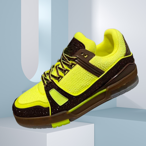 Zapatillas deportivas de lona vaquera personalizadas con cordones, estilo clásico, antideslizantes, con amortiguación y aumento de altura, cómodas y a la moda para primavera. - Product Image 1