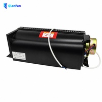 Ventilateur de ventilation pour cabine d'ascenseur 28W 220V, corps en métal noir, distance entre les trous 578x70mm, sortie 530x40mm, ventilateur d'évacuation pour cabine d'ascenseur