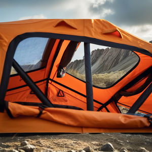 Tente en toile imperméable d'extérieur pour camion à 4x4 Tente de toit à renfort droit en aluminium Oxford portable pour le <span class=keywords><strong>camping</strong></span> d'été dans les voitures - Product Image 4