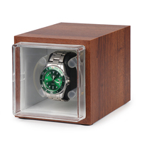 Boîte à remontoir de montre automatique rotative en bois, écologique, anti-poussière, avec système gyroscopique intelligent, de haute qualité, avec tiroir de présentation personnalisé