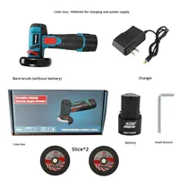 Meuleuse d'angle sans fil 3 pouces, batterie au lithium rechargeable, outil de découpe et de polissage portatif avec kit de transport