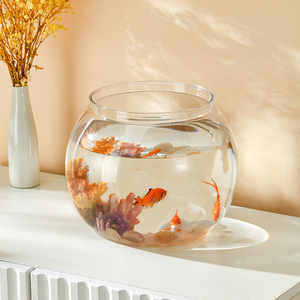 Fabriek Groothandel Slaapkamer Desktop Kleine Acryl <span class=keywords><strong>Betta</strong></span> Goudvis Aquarium Aquarium Plastic Visvijvers - Product Image 5