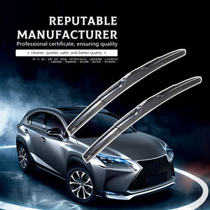 Высококачественная универсальная гибридная щетка стеклоочистителя WEILONG для автомобиля, бестселлер, из натурального каучука - Product Image 5