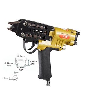 เครื่องเย็บลมแบบนิวเมติก SC760 รุ่นขายดี พร้อมตะปูสำหรับงานแข็งแรงทนทาน ใช้สำหรับเย็บกรงสัตว์เลี้ยง ที่นอน และเครื่องมือย้ำห่วง - Product Image 5