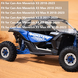 Extensions d'ailes compatibles avec <span class=keywords><strong>Can</strong></span>-<span class=keywords><strong>Am</strong></span> Maverick X3 Max/RR/Turbo/1000 Max 2017-2023, avant et arrière, OEM 715002973 - Product Image 4