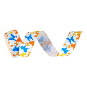 Ruban gros-grain écologique imprimé à motifs floraux et de personnages, <span class=keywords><strong>color</strong></span>é, pour emballage cadeau, collection printemps-été, de la marque MSD Factory - Product Image 4