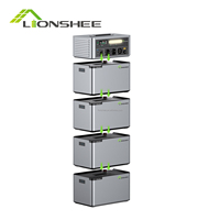 Centrale électrique portable de bricolage | Système d'énergie de batterie de stockage de capacité flexible empilable de 1kwh 2kwh 3kwh 4kwh