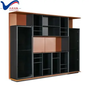 Gailywork librerie personalizzate lussuose vetrine Decorative per porte in vetro temperato scaffali per ufficio