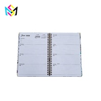 Cahier à spirale imprimé CMJN de haute qualité pour la pratique de la calligraphie et l'écriture quotidienne