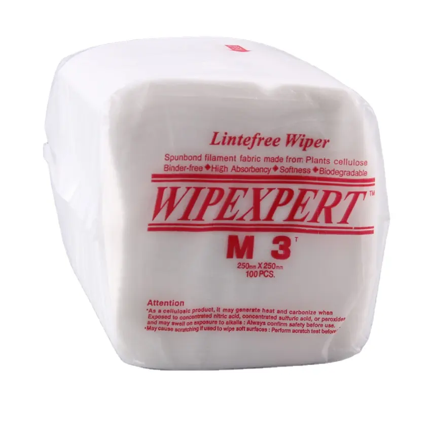 M-3 Cleanroom Nonwoven Veeg Cleanroom Poetspapier