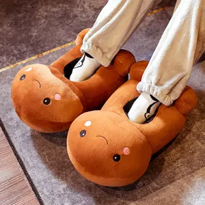 New Style Indoor Winter Warm Slippers Non-slip Animal Slippers Comfortable Soft Design Shoes