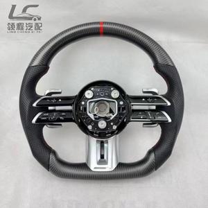 Volante de Fibra de Carbono de Repuesto OEM Directo de Fábrica para <span class=keywords><strong>Mercedes</strong></span> Benz AMG G63 C63 A45 W205 W222 W223, Mejora de Rendimiento - Product Image 3