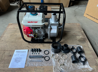 Pompe à eau haute pression NTWP20CI 80m 7.0HP 212cc 2 pouces à essence en fer pour la lutte contre les incendies et le drainage minier