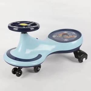 Voiture à bascule électrique jaune pour bébé, vélo pour tout-petit, combinaison durable en plastique et métal - Product Image 3