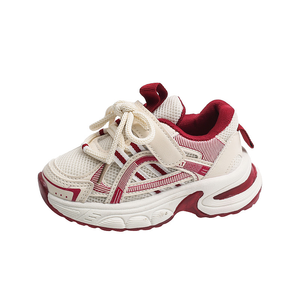 맞춤형 브랜드 안전 러닝화 어린이용 미끄럼 방지 도매 키즈 메쉬 스포츠화 신상 어린이 운동화 남아용 - Product Image 6