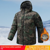 Ensemble tactique d'hiver épaissi camouflage thermique pour l'aventure en plein air : veste et pantalon chauds pour le commerce de gros