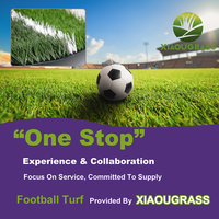 Fausse herbe 40mm 50mm pour terrain de jeux extérieur Grama Artificial Futbol Artificial Grass Sports Flooring