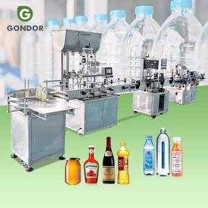 Línea de Llenado y Tapado de Botellas Pequeñas para Aceite Vegetal, Champú y Acondicionador - Product Image 1