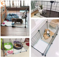 Clôture pour chat et chien, Cage métallique multicouche de luxe à monter soi-même