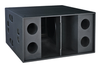 Système de subwoofer double 18'' en néodyme de haute qualité, type actif/passif, haut-parleur professionnel d'intérieur 2000W CVR