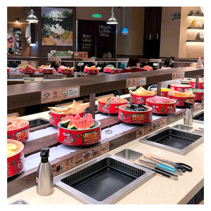 Parrilla Giratoria <span class=keywords><strong>El</strong></span>éctrica Automática Comercial PINNIU para Barbacoa Coreana, Combo de Olla Caliente y Parrilla, Equipo de <span class=keywords><strong>Restaurante</strong></span> sin Humo - Product Image 4