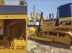 Excavadora de orugas CAT D7G usada con banda japonesa original, tractor de segunda mano KOMATSU D375 D275 CAT D7G al mejor precio, menos horas a la venta - Product Image 6