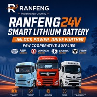 Batterie de stationnement pour camion LiFePO4 25,6V 150Ah 200Ah 300Ah 314Ah, système de démarrage à cycle profond au lithium-ion, kit BMS PV