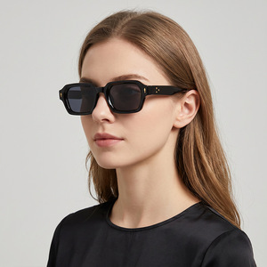 <b>Sunglasses</b> <b>Square</b> <b>Frame</b> Women PC UV400 Anti Blue Light Outings Cycling Driving - Product Image 4