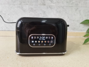 Máy nướng bánh mì bằng thép không gỉ có khe rộng 2 lát kèm theo ấm đun nước điện 1,7L và bộ nồi luộc trứng điện có sức chứa 6 quả trứng - Product Image 2