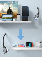 ULT-unite Câble VR 6m 7m avec logo personnalisé pour Oculus Quest 2 Câble de liaison VR Câble 90 degrés USB 3.0 vers casque VR de type C pour le jeu