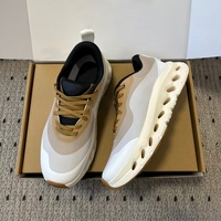 Chaussures de sport décontractées à lacets en cuir de vachette Cloud Branded, respirantes, pour la course en extérieur, style Cloudtilt Height