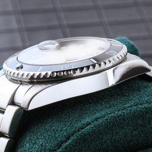 Montre automatique avec logo personnalisé pour hommes, montres mécaniques NH35, cristal saphir, étanche, acier inoxydable, montres pour hommes - Product Image 3