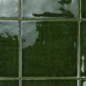 Piastrella Creta 13 Verde Scuro 13x13 Cm Lucida con Bordi Irregolari - Product Image 6